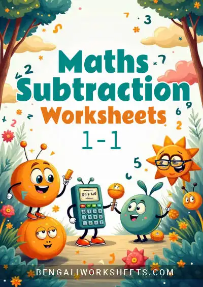 English Subtraction Worksheets