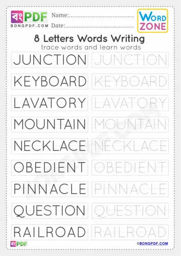 Free Learn Letters Words Worksheet Download