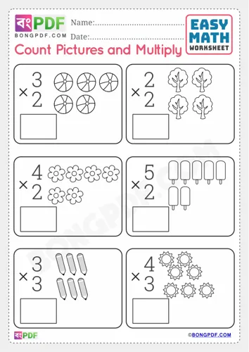 Count Pictures and Multiply English