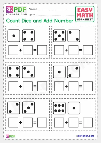 Dice Addition English