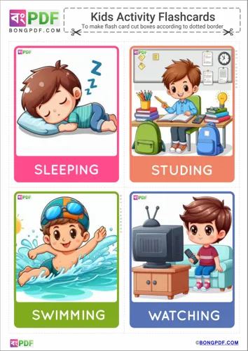 Free Learn English Kids Flashcards Worksheet Download