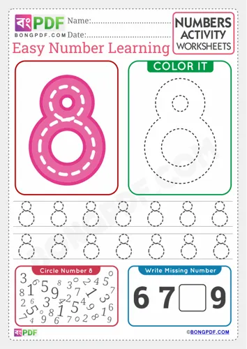 Free Learn English Number Worksheet Download