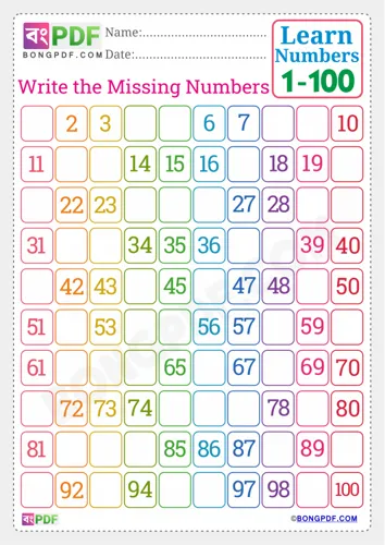 Free Learn English Numbers Spellings To Worksheet Download