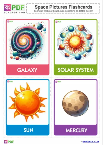English Space Flashcards