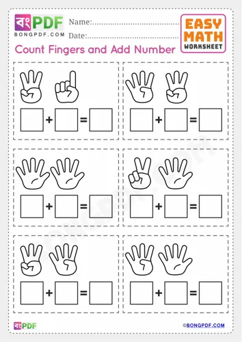 Fingers Addition English