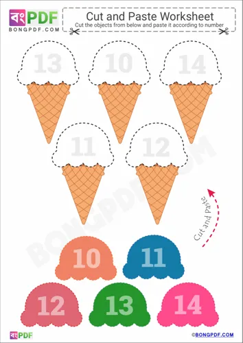 Ice Cream Cut and Paste