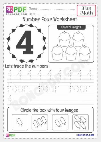 Free Learn Kindergarten Numbers Worksheet Download