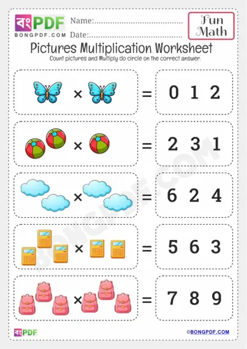 Pictures fun multiplication