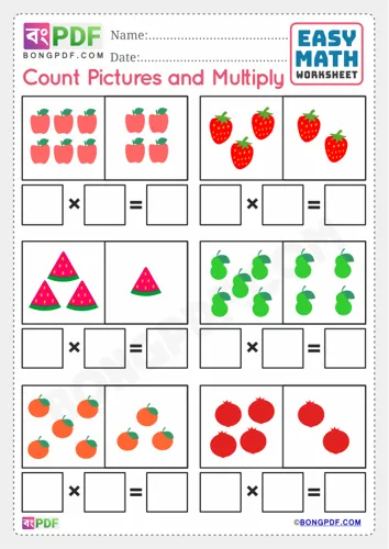 Pictures multiplication english