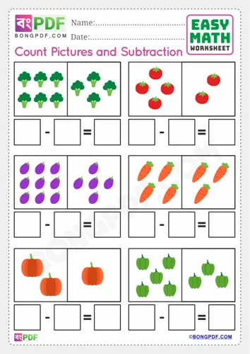 Pictures Subtraction English