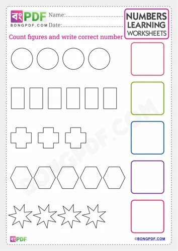 English Number Count and Write
