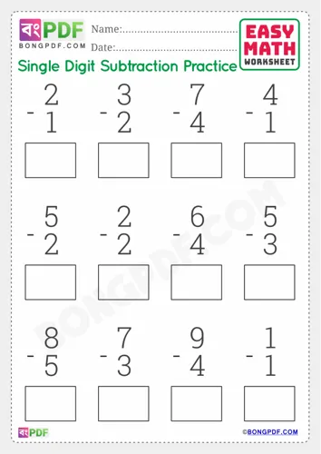 Single Number Subtraction English