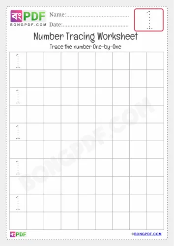 Tracing english number